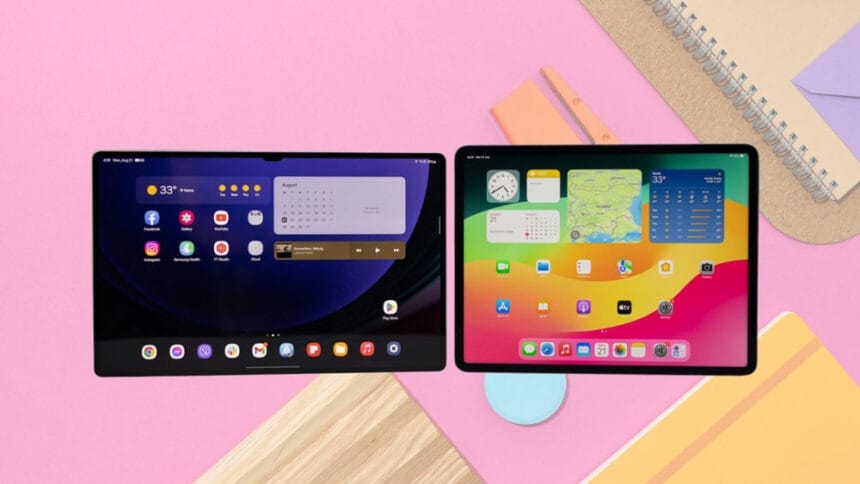 Tablet Android Galaxy Tab S9 Ultra vs iPad Pro 12.9 inch