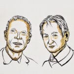 Pemenang Hadiah Nobel Fisika 2024 John J. Hopfield dan Geoffrey E. Hinton.