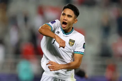Striker timnas Indonesia Marselino Ferdinan