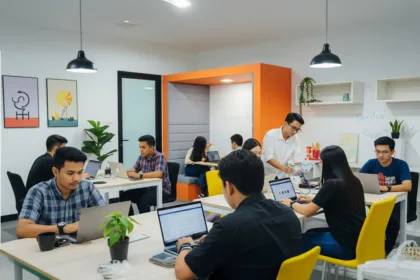Gen Z bekerja profesional di kantor startup