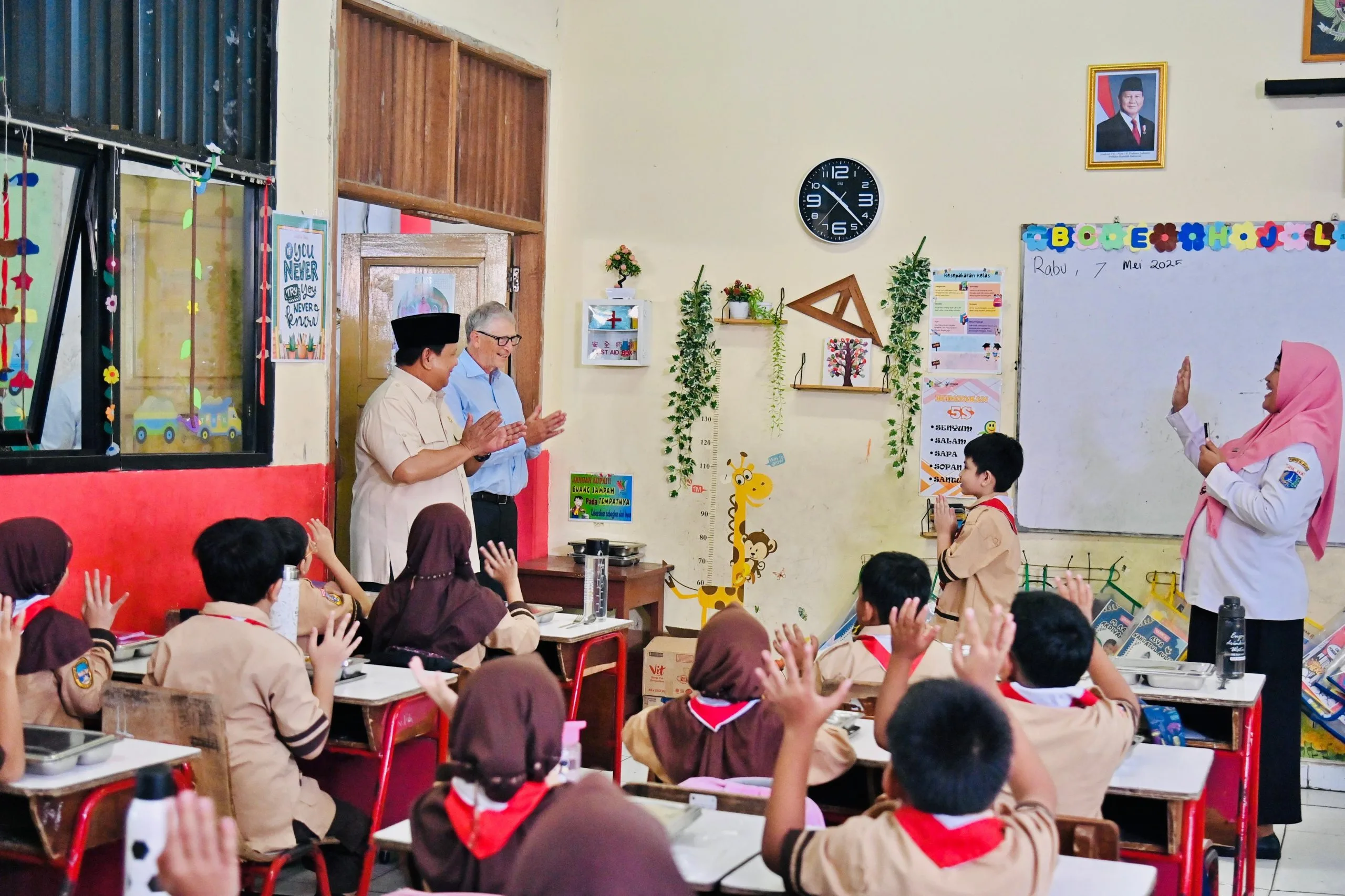 Kembali ke Indonesia, Ini Deretan Kegiatan Bill Gates Selama di Jakarta 12 bill gates,kegiatan Bill Gates di Jakarta,Bill Gates di Indonesia,Kegiatan Bill Gates di Indonesia