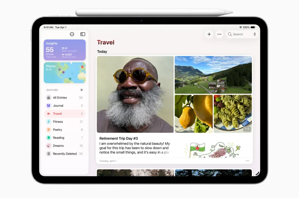 Journal App Hadir di iPad dan MacBook: Journaling Makin Nyaman dan Fleksibel 10 Journal App,iOS 26,Journaling,journal iPad,Journal App MacBook,aplikasi journaling Apple