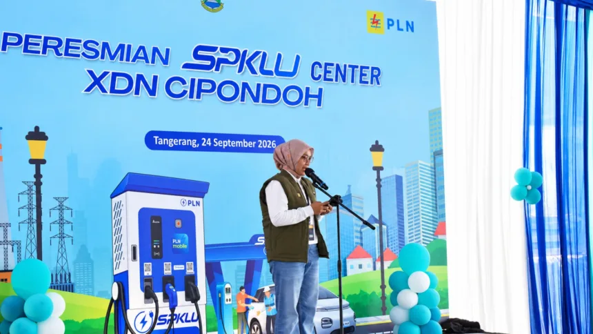 SPKLU Center XDN Cipondoh menjadi SPKLU Center pertama di Kota Tangerang